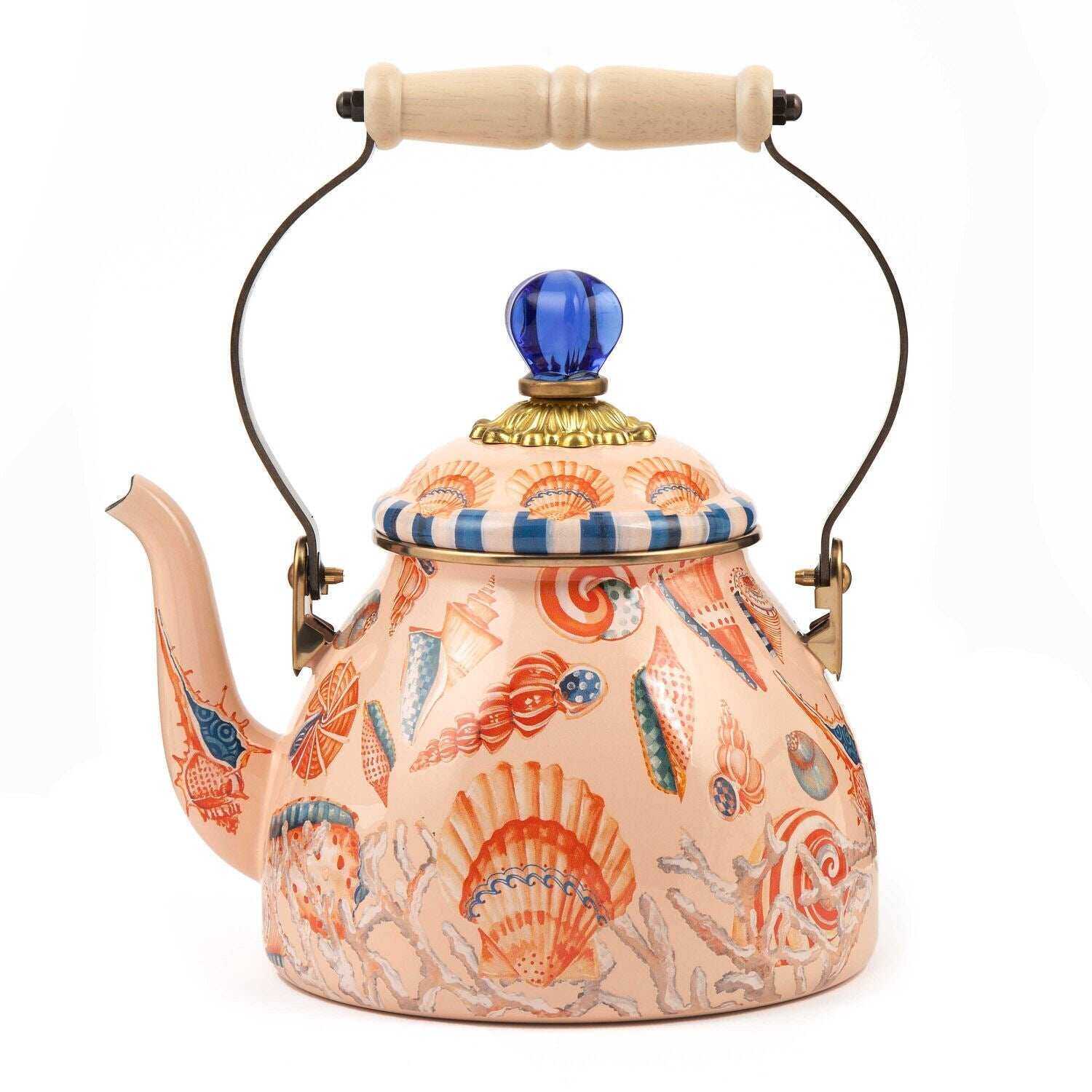 Coastal Shells 2 Quart Tea Kettle - 2024 Limited Edition