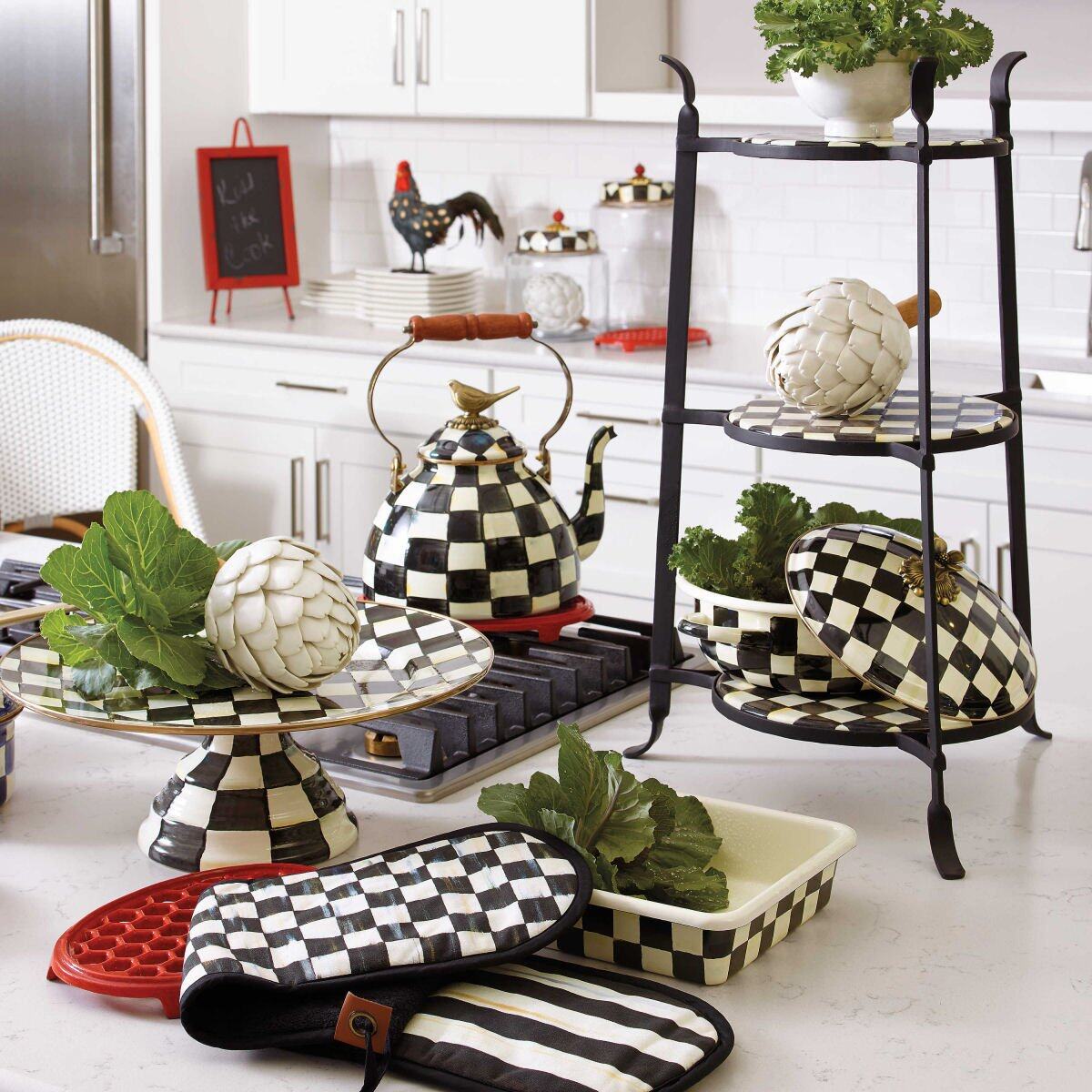 Courtly Check 8" Enamel Baking Pan