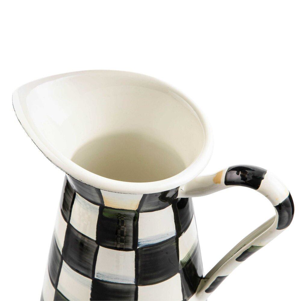 Courtly Check Enamel Practical Pitcher - Medium