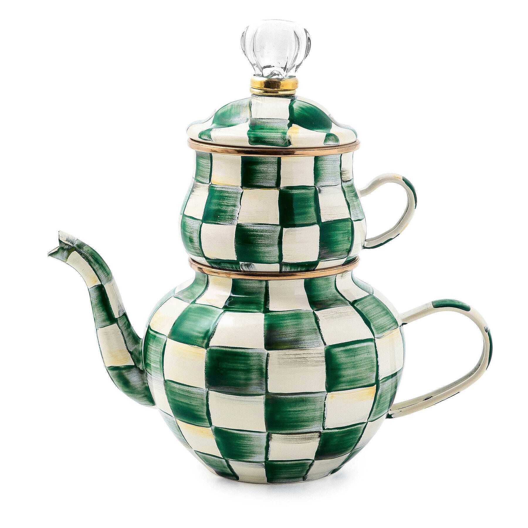 Emerald Check High Tea by MacKenzie-Childs