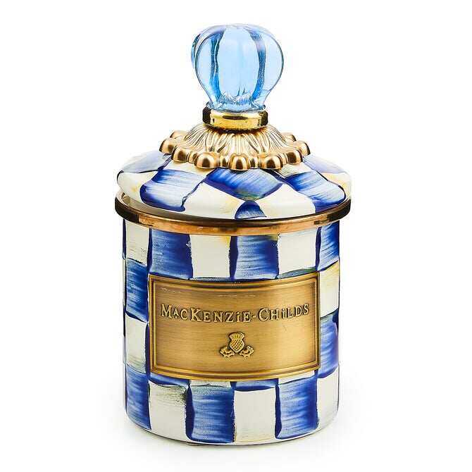 Royal Check Enamel Canisters