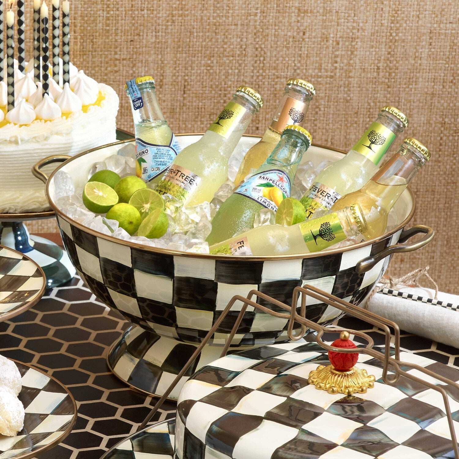 Courtly Check Everything Bowl Large by Mackenzie Childs