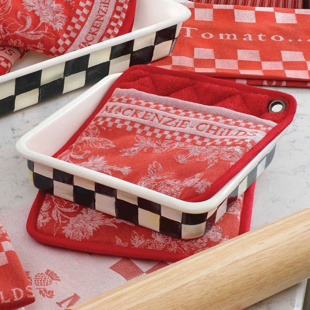 Courtly Check 8" Enamel Baking Pan