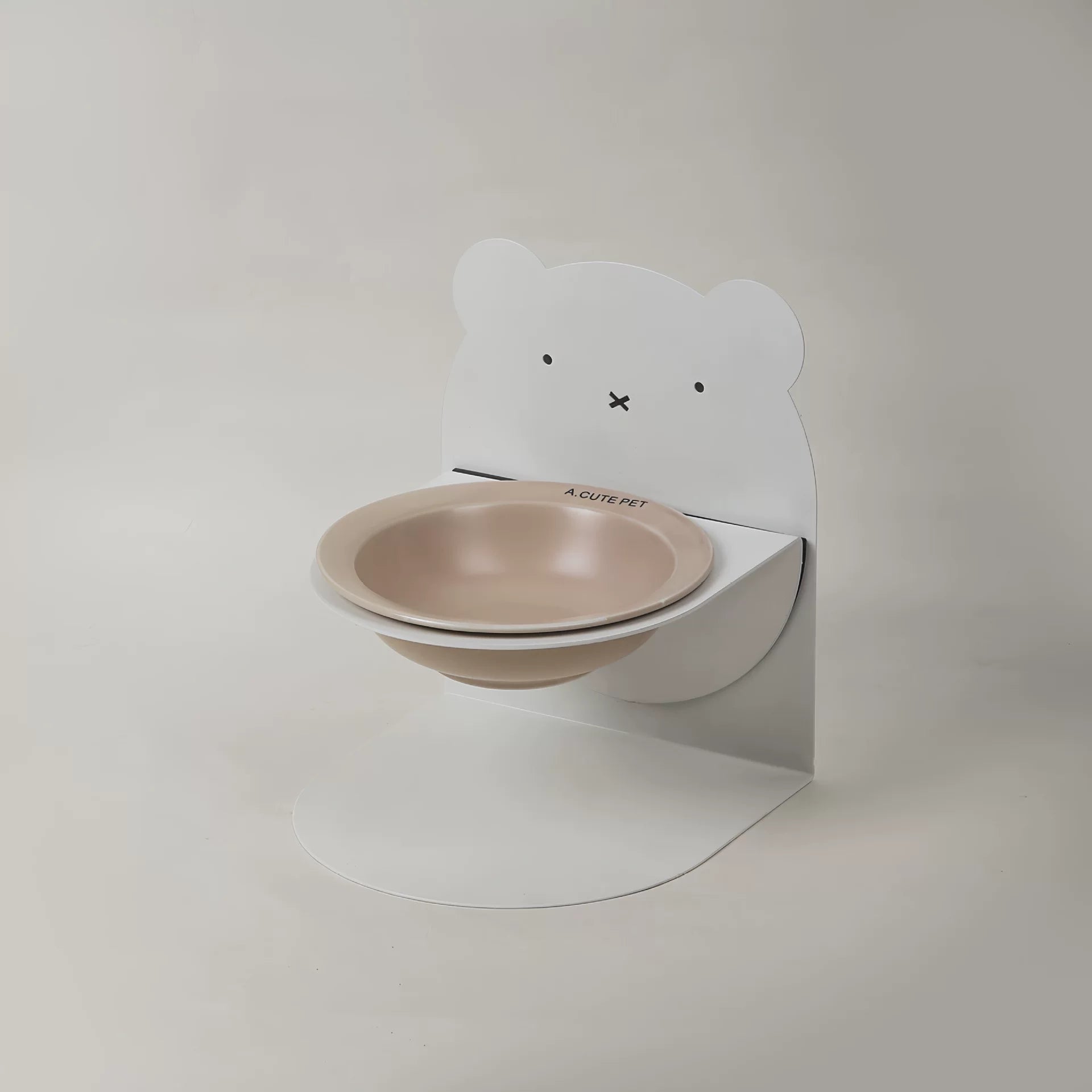 Posdma | Adjustable Raised Ceramic Pet Bowl Set with Angled Opening and Stand