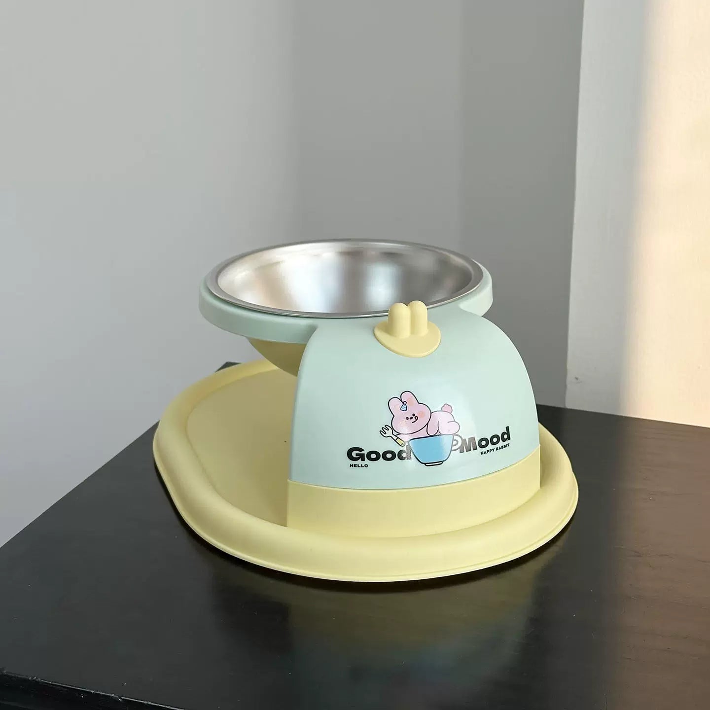 Posdma | Elevated Stainless Steel Cat Bowl with Wide Opening for Daily Feeding
