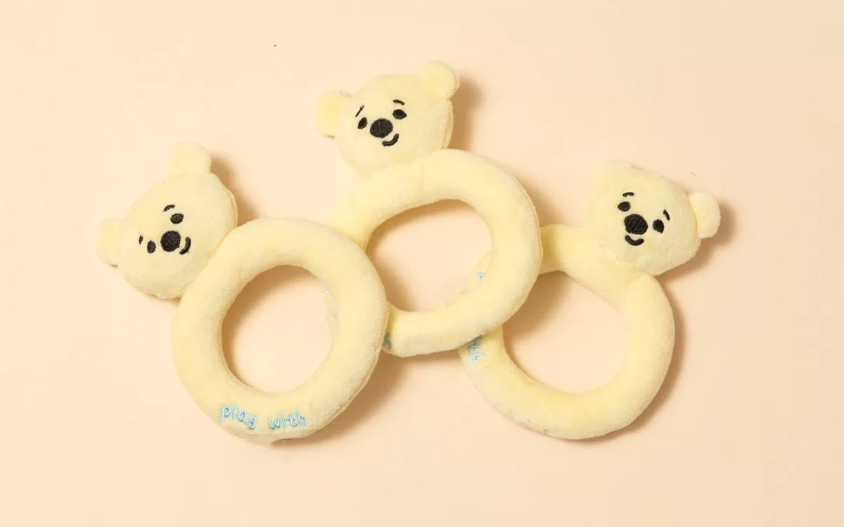 Posdma | Plush Bottle-Shaped Interactive Toy for Gentle Puppy Play