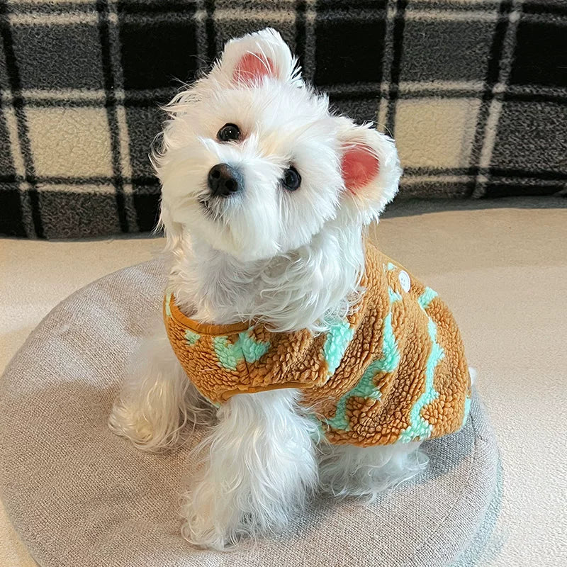 Posdma | Cozy Winter Dog Vest for Small Breeds, Everyday Cold-Season Pet Outerwear