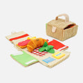 Posdma | Plush Food-Themed Play Box with Sound Elements and Treat Hiding Pieces