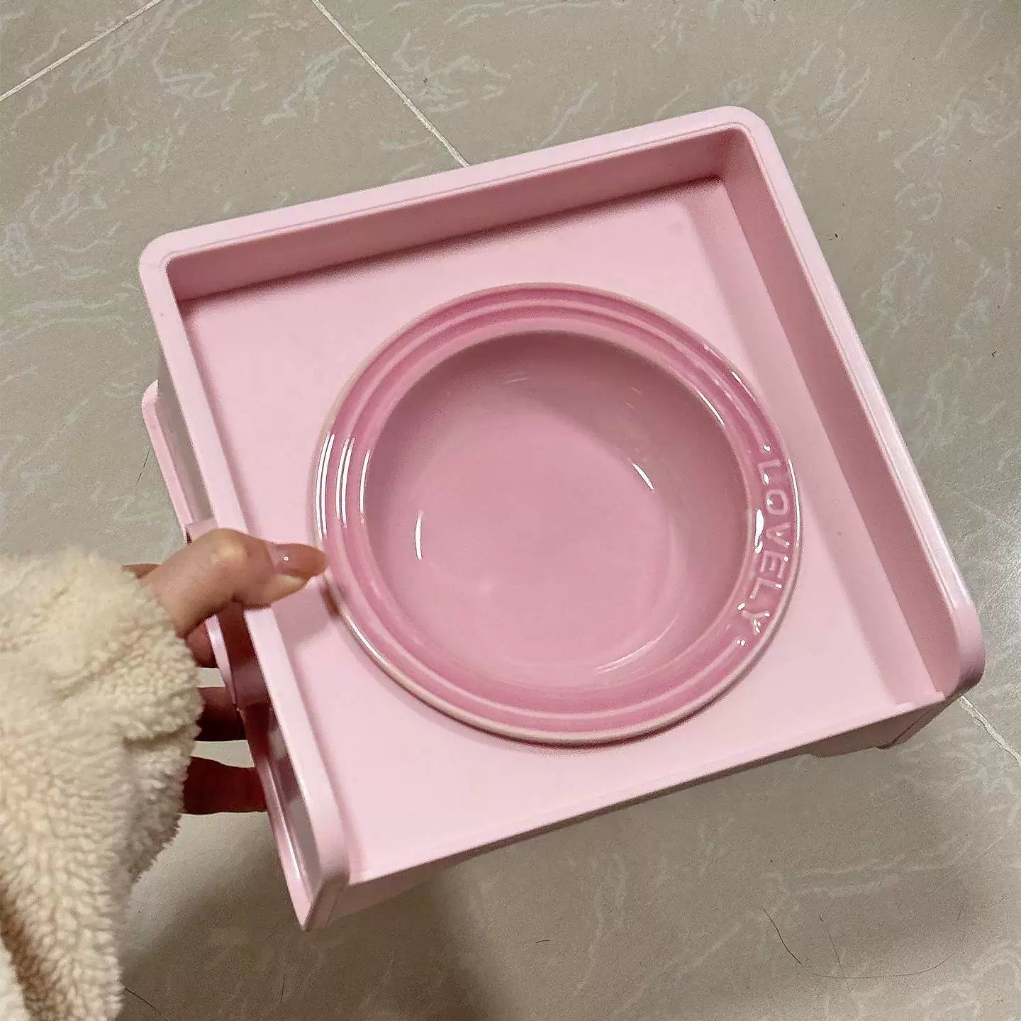 Posdma | Colorful Ceramic Pet Bowl for Everyday Meals and Treats