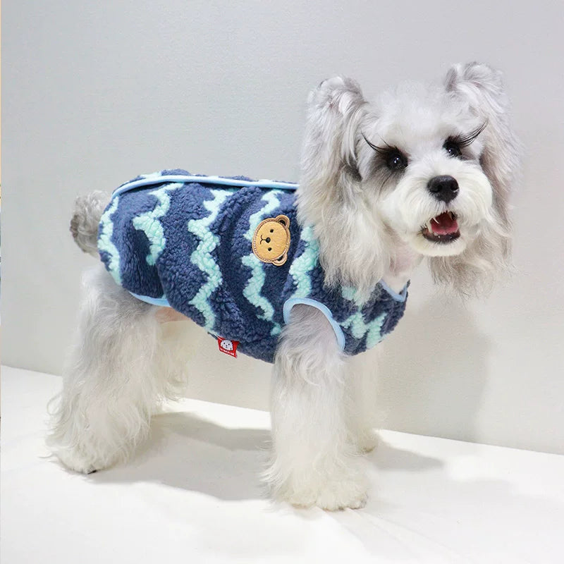 Posdma | Cozy Winter Dog Vest for Small Breeds, Everyday Cold-Season Pet Outerwear