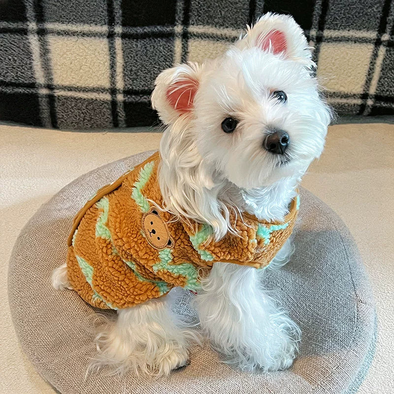 Posdma | Cozy Winter Dog Vest for Small Breeds, Everyday Cold-Season Pet Outerwear