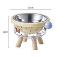 Posdma | Large Stainless Steel Pet Bowl with Stable Base for Daily Feeding