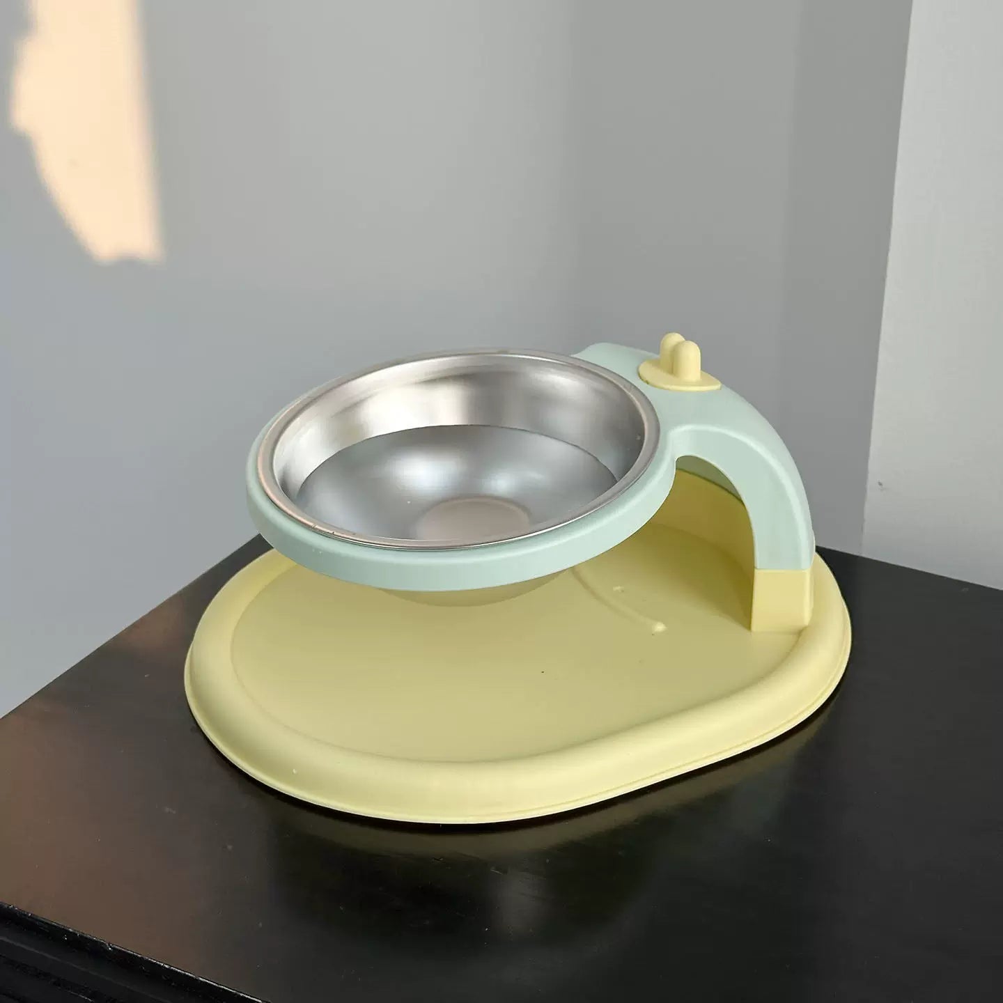Posdma | Elevated Stainless Steel Cat Bowl with Wide Opening for Daily Feeding