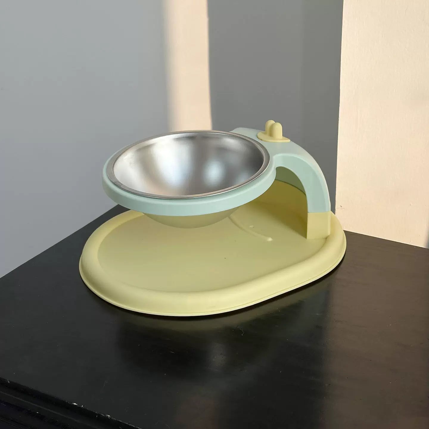 Posdma | Elevated Stainless Steel Cat Bowl with Wide Opening for Daily Feeding
