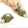 Posdma | Turtle-Shaped Plush Sniffing Toy with Hidden Treat Areas for Dogs